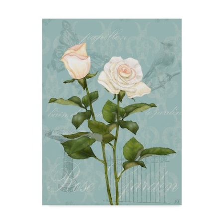 Jade Reynolds 'Cream Rose Ii' Canvas Art,18x24